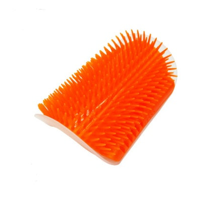 Cat Self-Grooming Wall Brush – Corner Rubbing Device with Catnip for Indoor Cats
