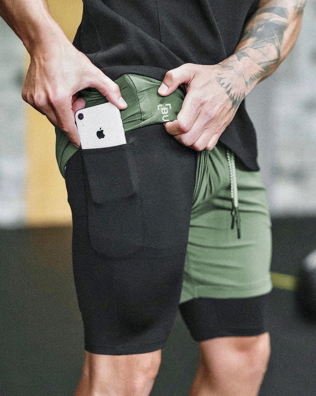 Men's Pocket Training Compression Shorts