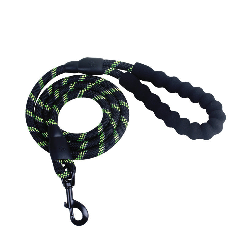 Reflective Nylon Dog Leash – Durable Rope for Small, Medium & Large Dogs, Ideal for Walking & Training