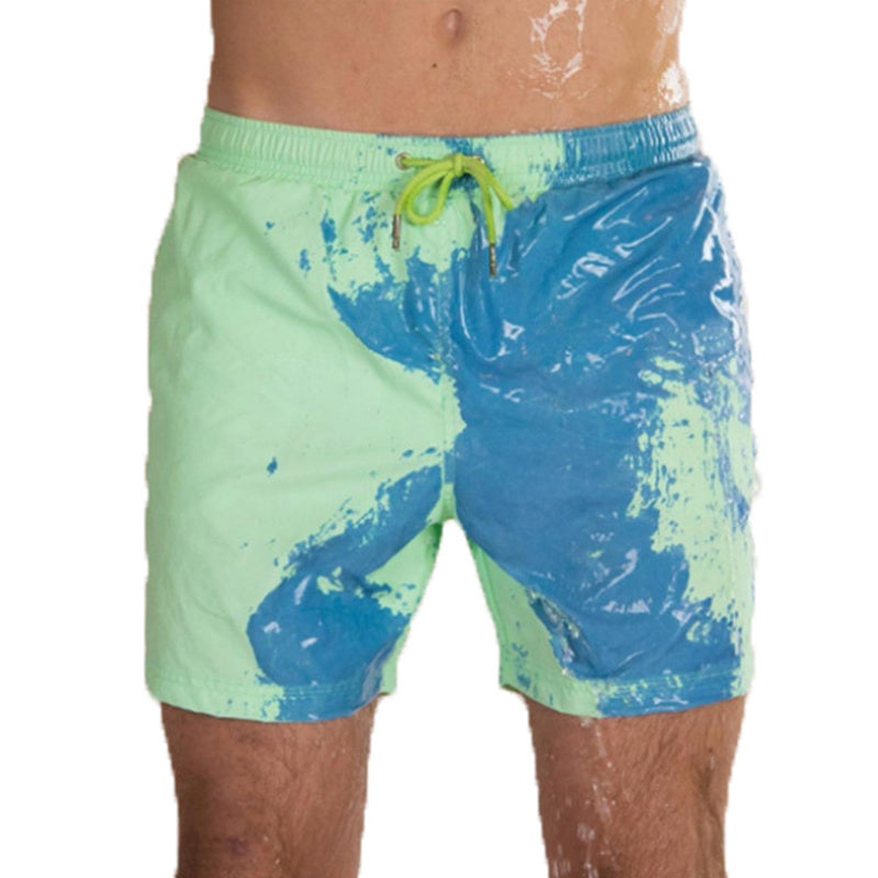 Men’s Quick-Dry Summer Beach Shorts – Lightweight Swim Trunks for Outdoor & Pool