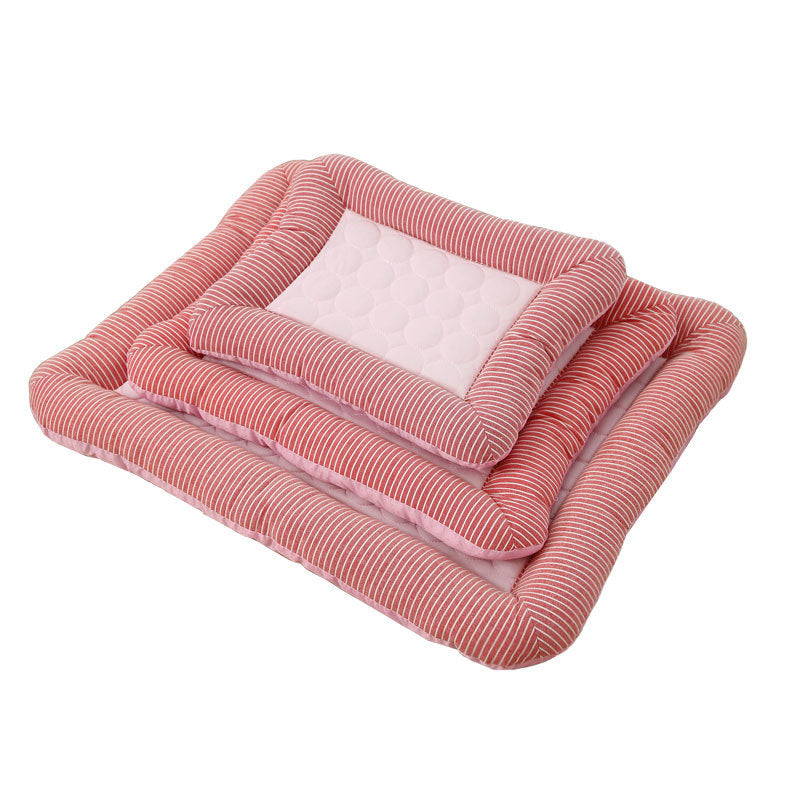 Pet Cooling Mat – Ice Silk Summer Bed for Dogs, Cats & Puppies, Soft & Breathable Sleeping Pad
