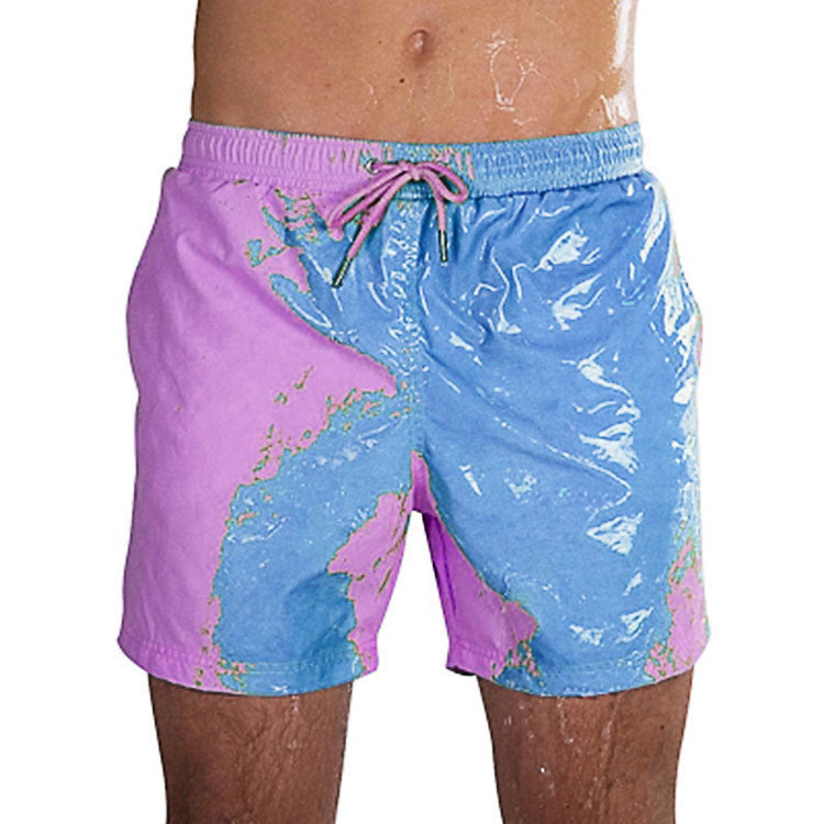 Men’s Quick-Dry Summer Beach Shorts – Lightweight Swim Trunks for Outdoor & Pool