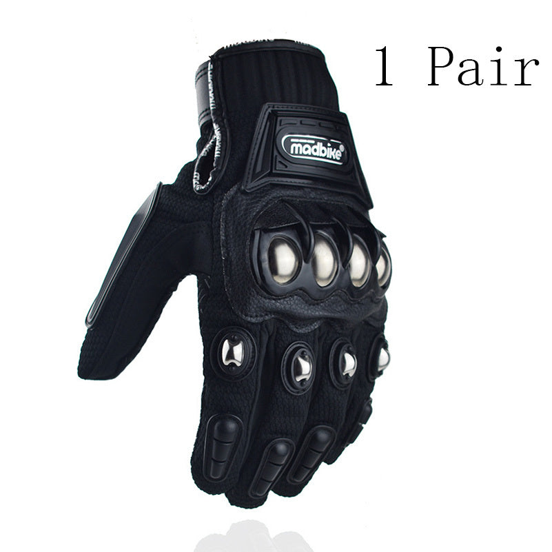 Off-Road Motorcycle Gloves with Alloy Protection