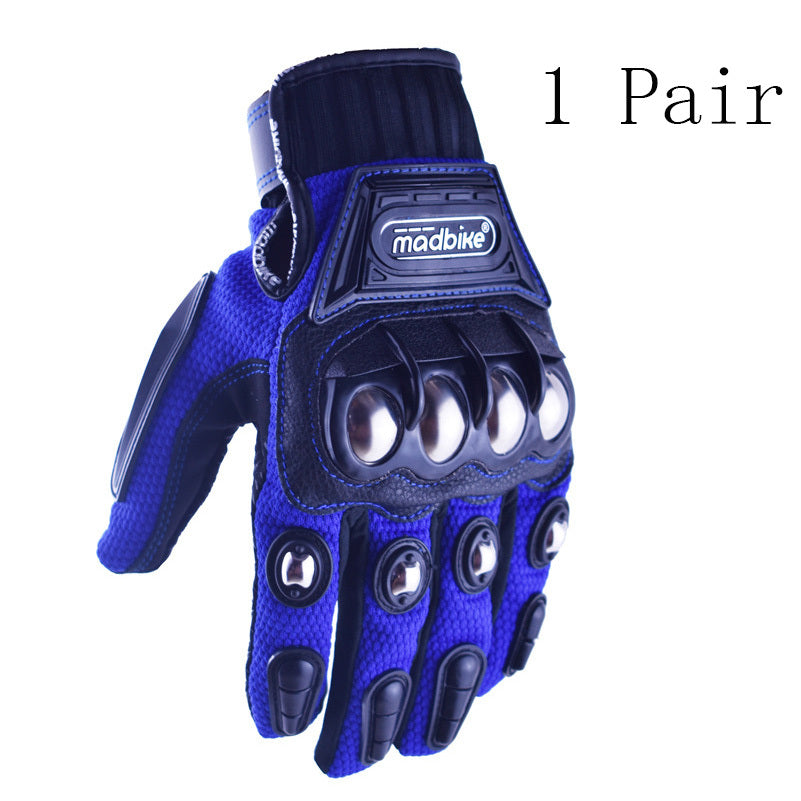 Off-Road Motorcycle Gloves with Alloy Protection