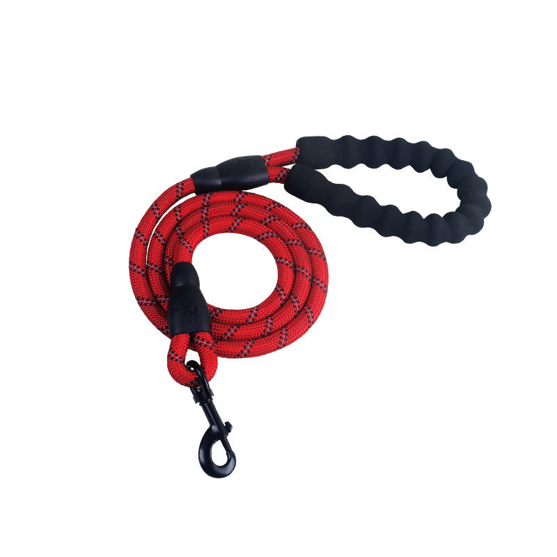 Reflective Nylon Dog Leash – Durable Rope for Small, Medium & Large Dogs, Ideal for Walking & Training
