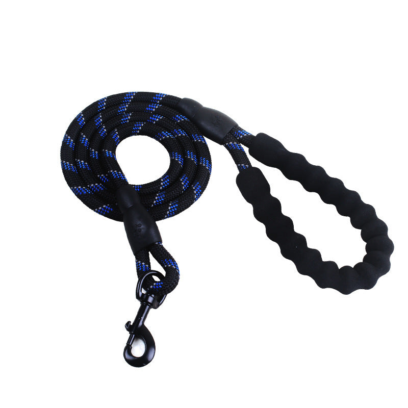 Reflective Nylon Dog Leash – Durable Rope for Small, Medium & Large Dogs, Ideal for Walking & Training