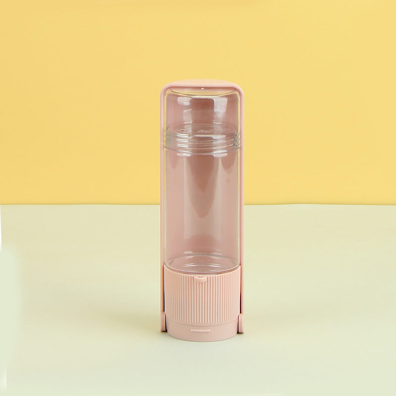 Portable Pet Water Bottle – Outdoor Travel Dispenser with Drinking Bowl for Dogs & Cats