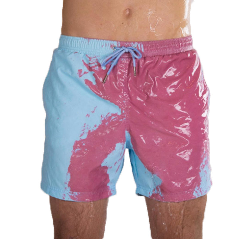 Men’s Quick-Dry Summer Beach Shorts – Lightweight Swim Trunks for Outdoor & Pool