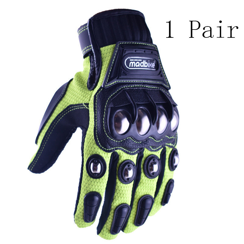 Off-Road Motorcycle Gloves with Alloy Protection