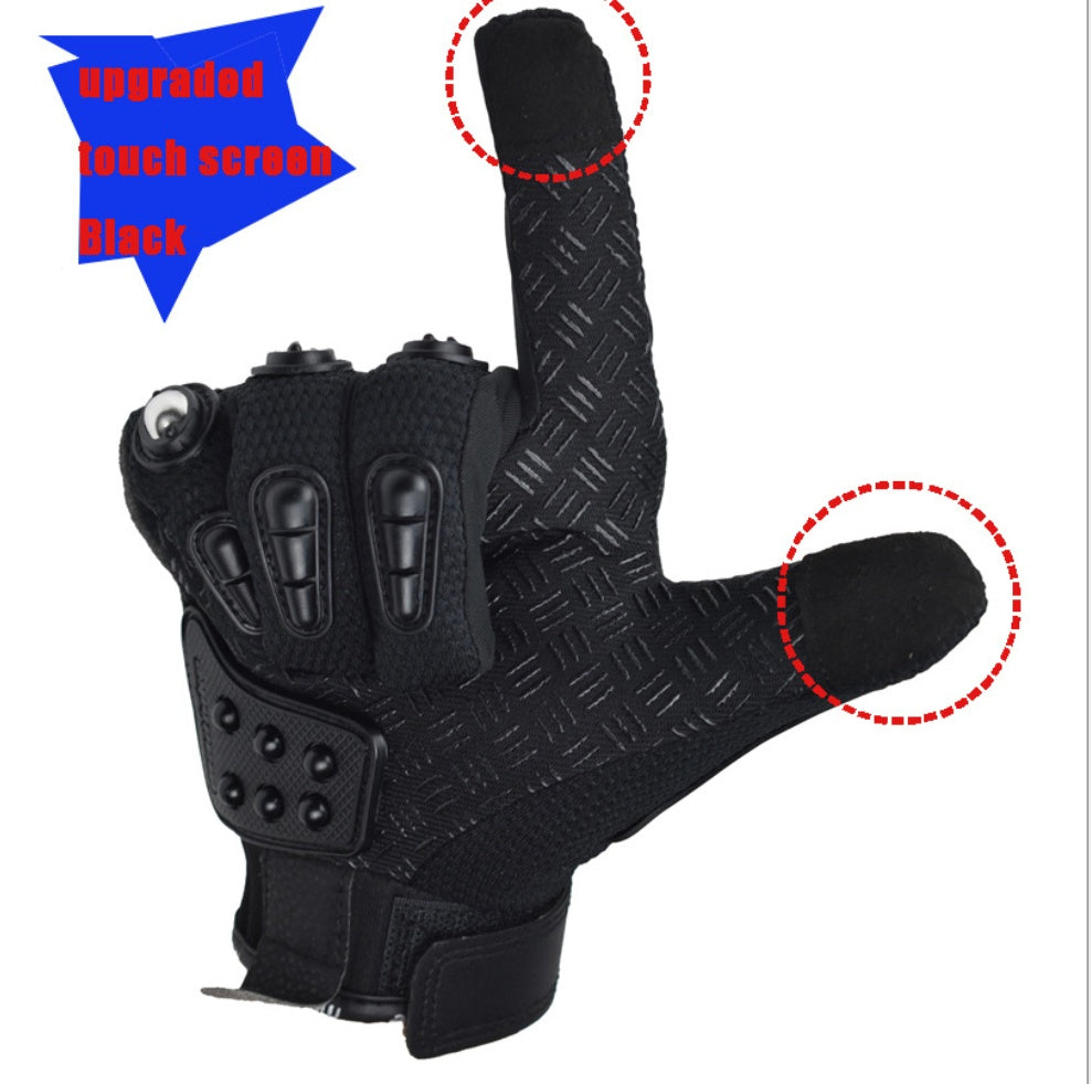 Off-Road Motorcycle Gloves with Alloy Protection