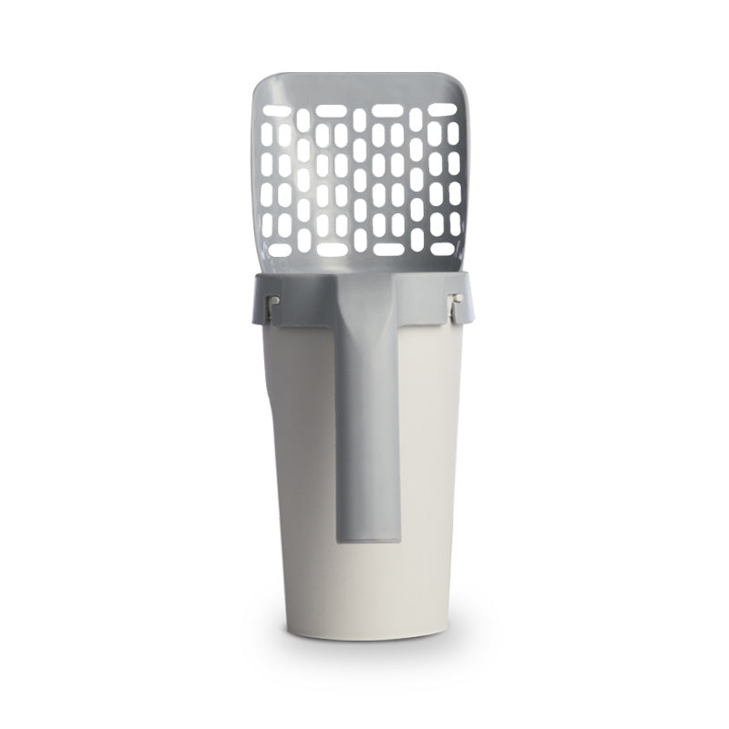 Cat Litter Scoop with Integrated Waste Storage Box – Lazy Shovel Set