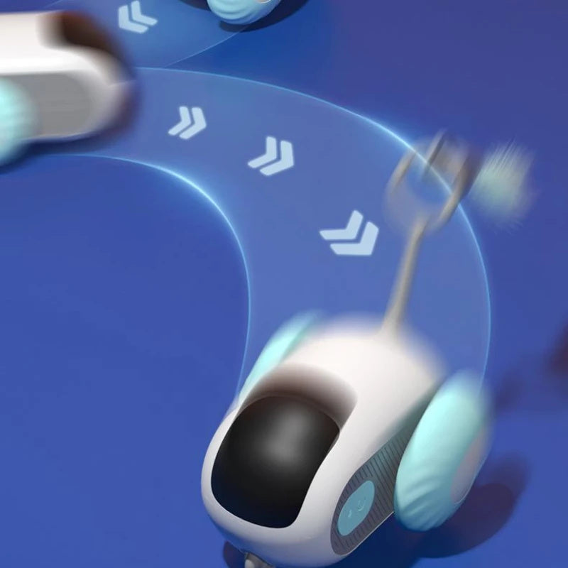 Remote Control Interactive Cat Toy Car – USB Charging, Self-Moving Smart Chaser for Indoor Play