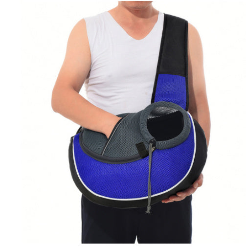 Portable Crossbody Pet Carrier Bag – Outdoor Travel Sling for Cats & Small Dogs