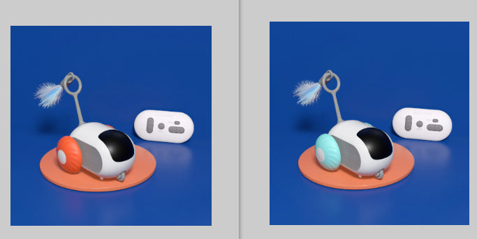 Remote Control Interactive Cat Toy Car – USB Charging, Self-Moving Smart Chaser for Indoor Play