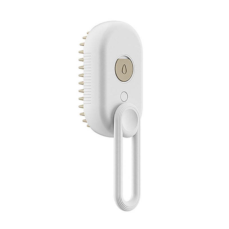 3-in-1 Electric Steam Pet Brush – Hair Removal, Massage & Grooming Comb for Cats & Dogs