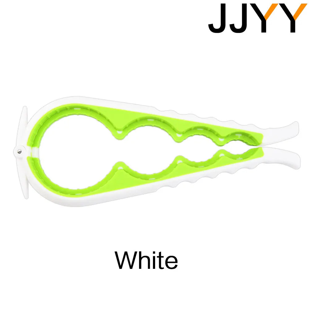 JJYY 5-in-1 Jar and Bottle Opener with Easy Grip – Quick Twist-Off Lid Remover for Bottles and Can Lids, Ideal for Everyday Cooking