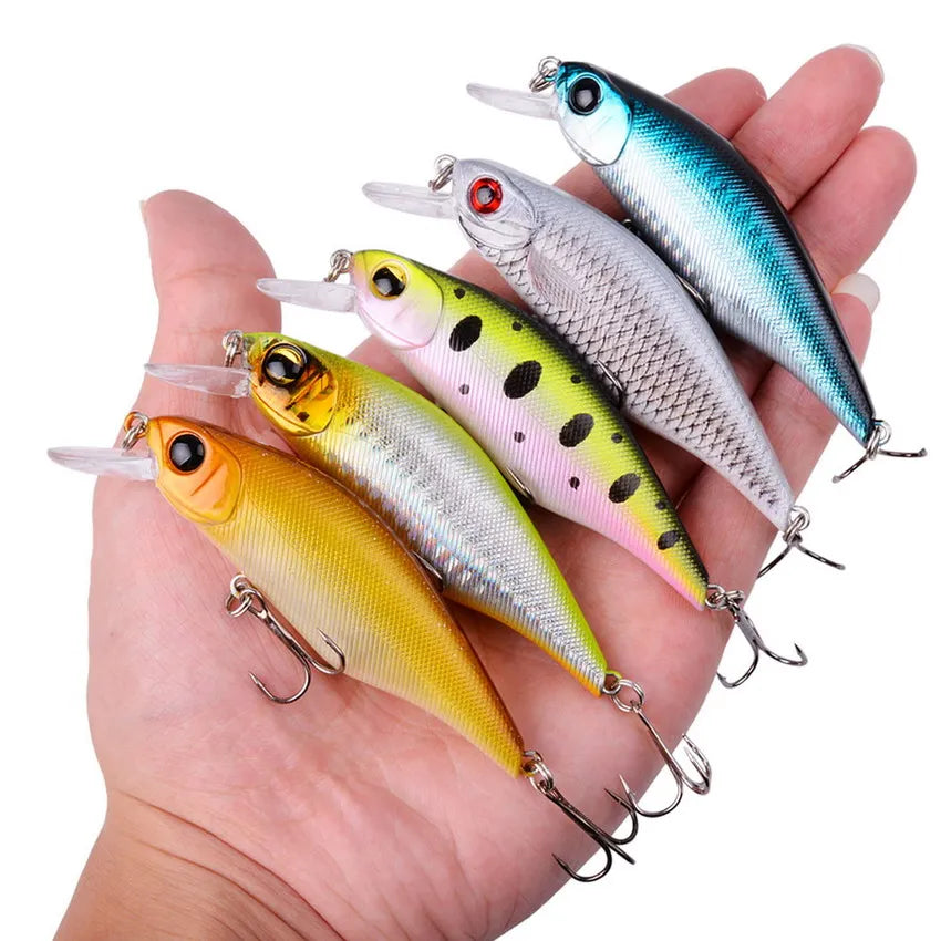 1Pc 90mm 11g Minnow Fishing Lure – Smart Wobbler for Fresh and Saltwater Trout