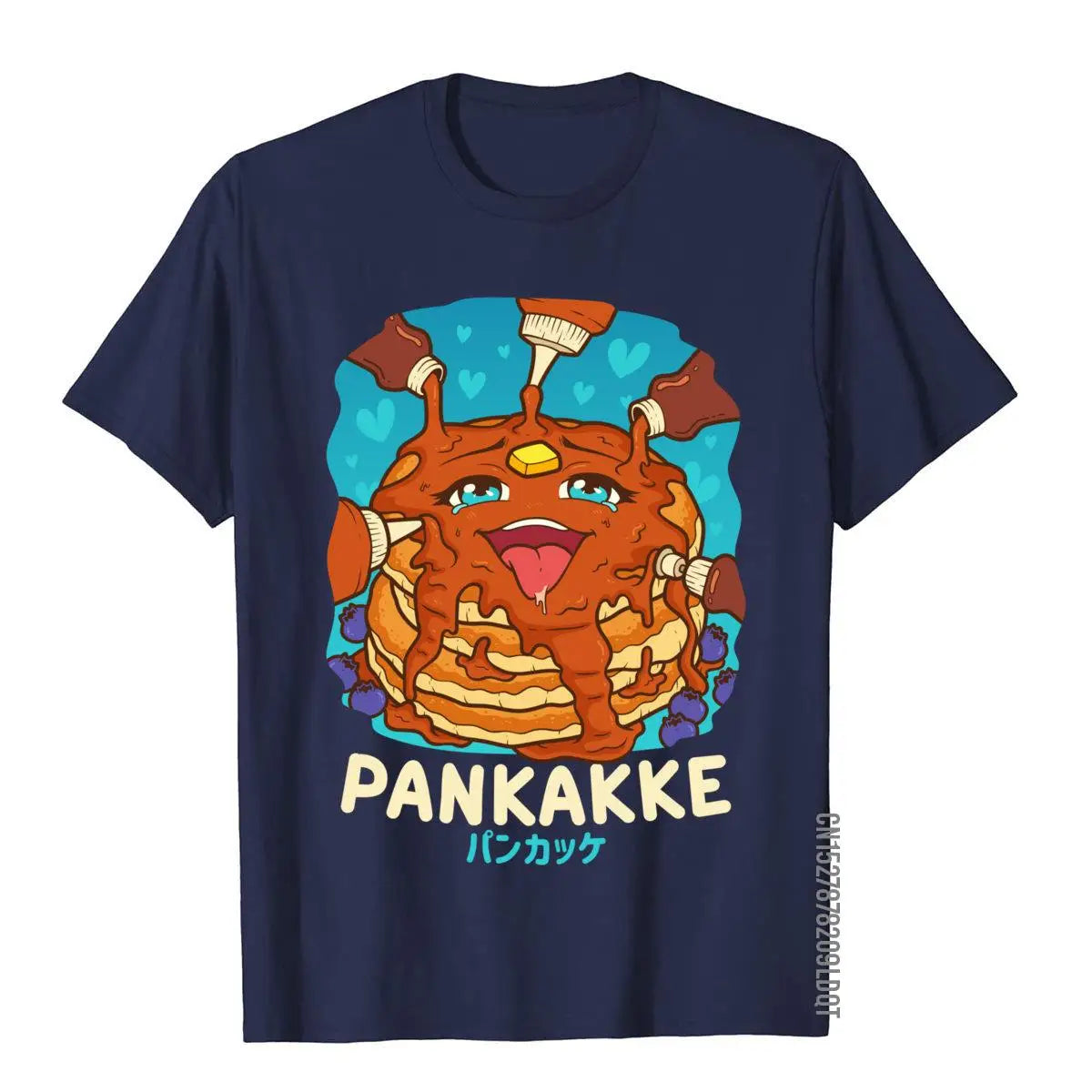 Kawaii Japanese Pancake Graphic Tee – Funny Food Pun Cotton T-Shirt for Men | Casual Beach & Streetwear Top