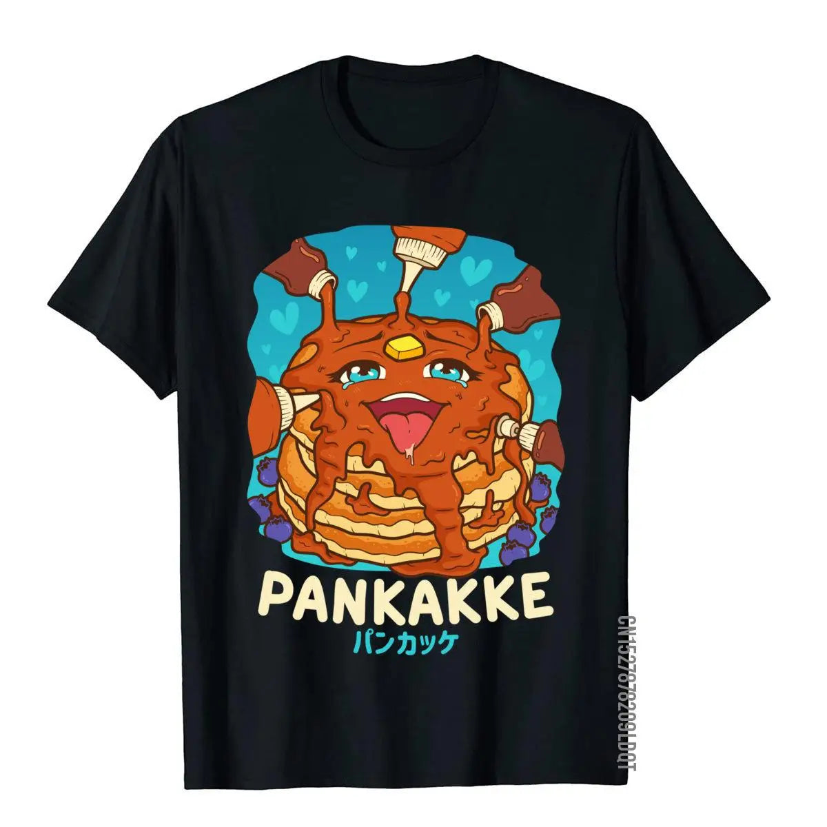 Kawaii Japanese Pancake Graphic Tee – Funny Food Pun Cotton T-Shirt for Men | Casual Beach & Streetwear Top