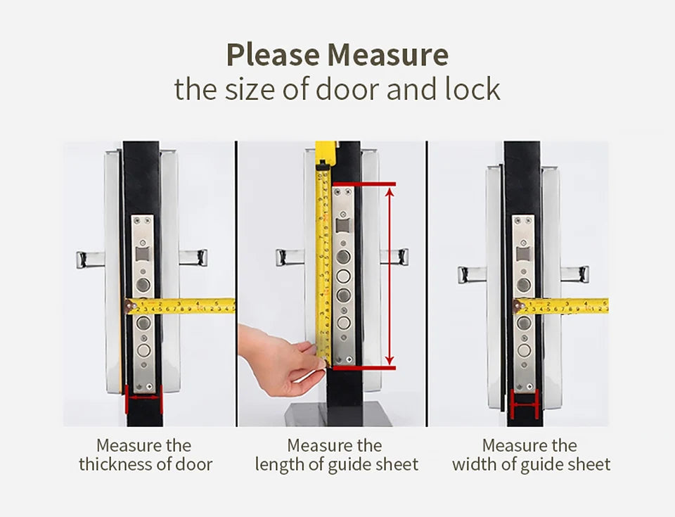 Waterproof TTLock Smart Bluetooth Door Lock – Biometric Fingerprint, Digital Code, WiFi-Enabled Electronic Intelligent Lock