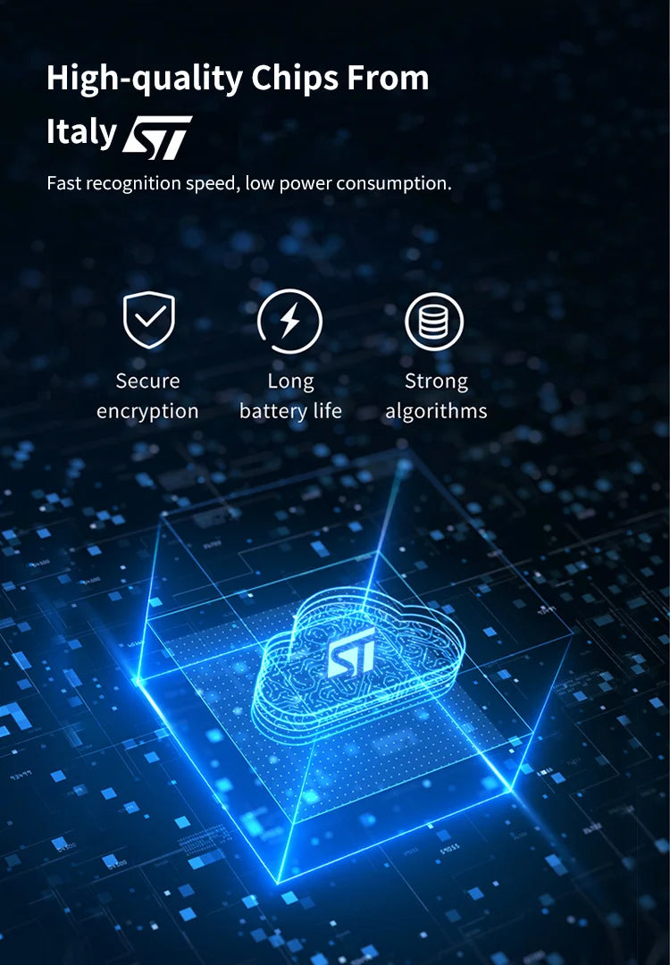 Waterproof TTLock Smart Bluetooth Door Lock – Biometric Fingerprint, Digital Code, WiFi-Enabled Electronic Intelligent Lock