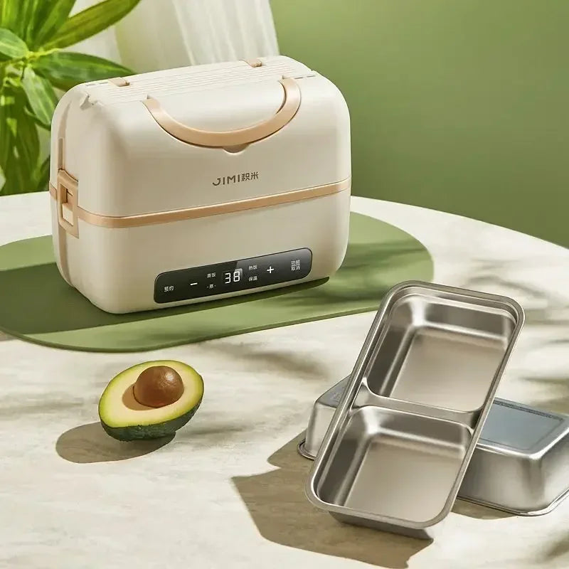 Portable Electric Lunch Box with Plug-in Heating and Heat Retention – Ideal for Office Workers' Hot Meals