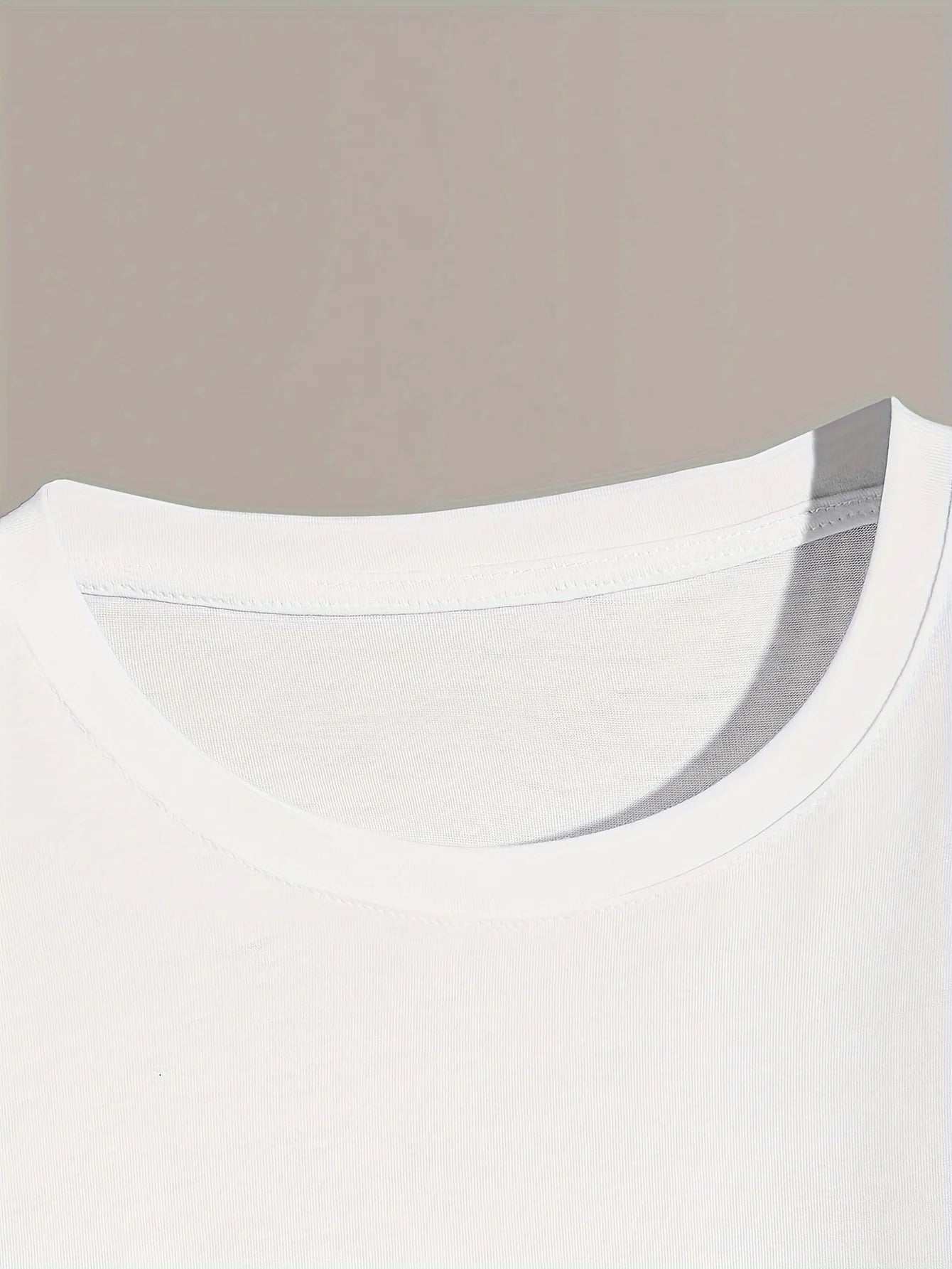 Men’s Summer Casual Crew Neck T-shirt with Unique Geometric Graphic Print — Short Sleeve Outdoor Top