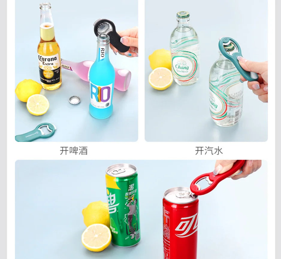 2-in-1 Magnetic Beer and Can Opener – Portable Bottle Cap & Can Opening Tool for Kitchen and Bar Use