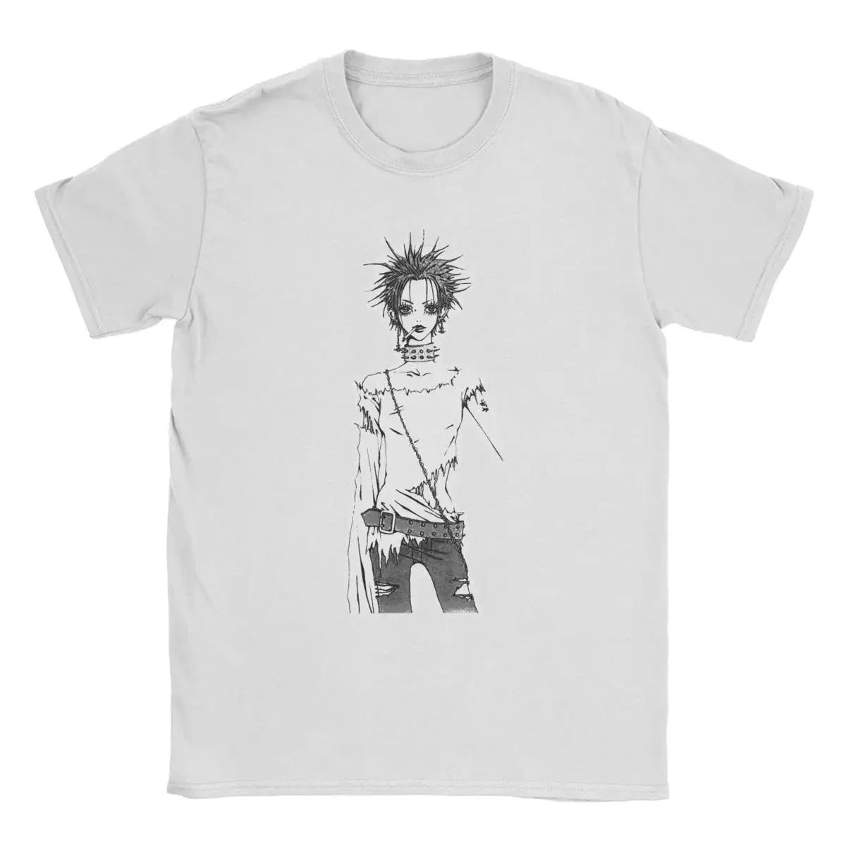 NANA Osaki Graphic T-Shirt – Unisex Harajuku Rock Punk Style Short Sleeve Tee for Casual Summer Streetwear
