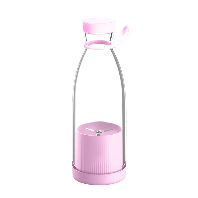 Portable Mini Electric Juicer Blender – USB Rechargeable Fruit Mixer & Multifunctional Smoothie Maker