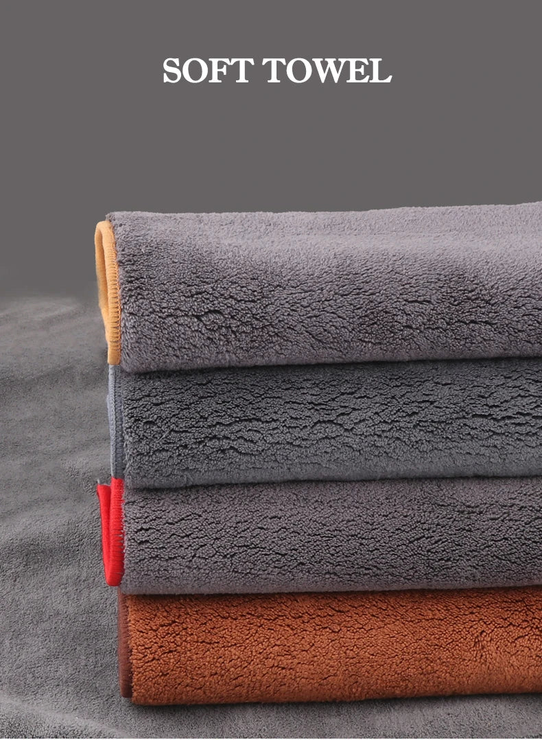 Ultra-Absorbent Microfiber Car Wash Towel – Soft Detailing & Drying Cloth for Household and Auto Cleaning