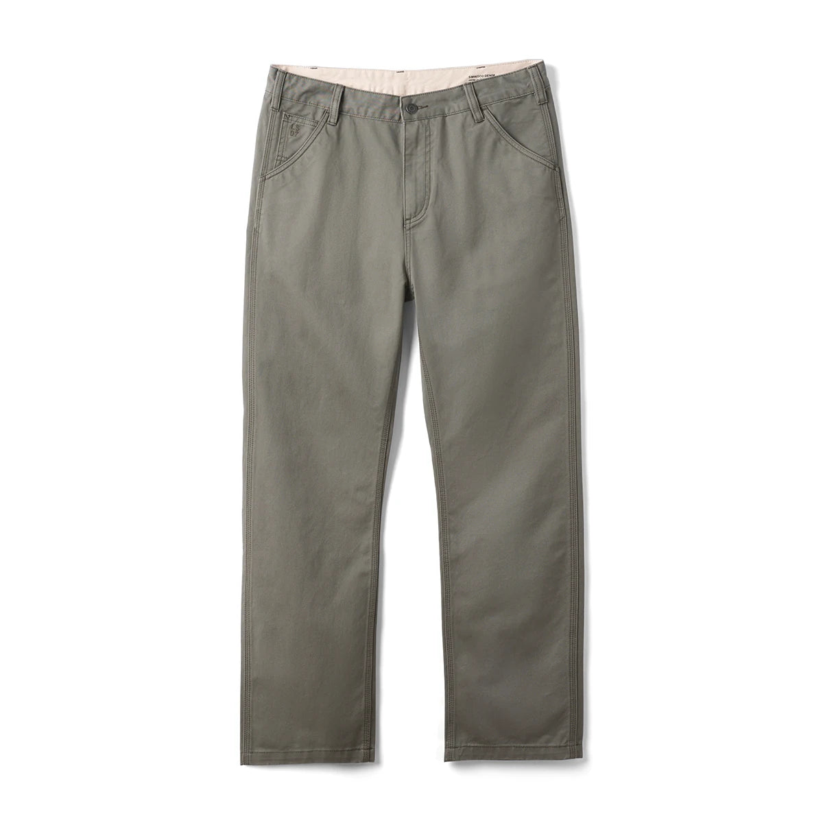 SIMWOOD 2025 Spring-Summer Men's Loose Straight Chinos – 100% Cotton, 320gsm, Smart Casual Lightweight Trousers