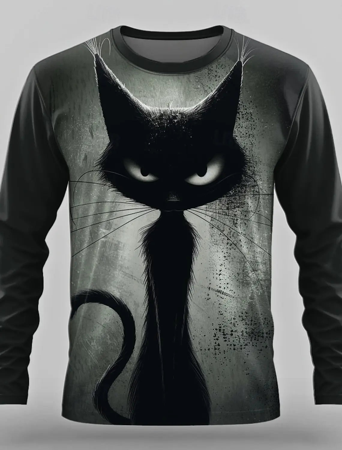 3D Printed Anime Character Long Sleeve T-Shirts for Men – Autumn Oversized O-Neck Sportswear Pullover