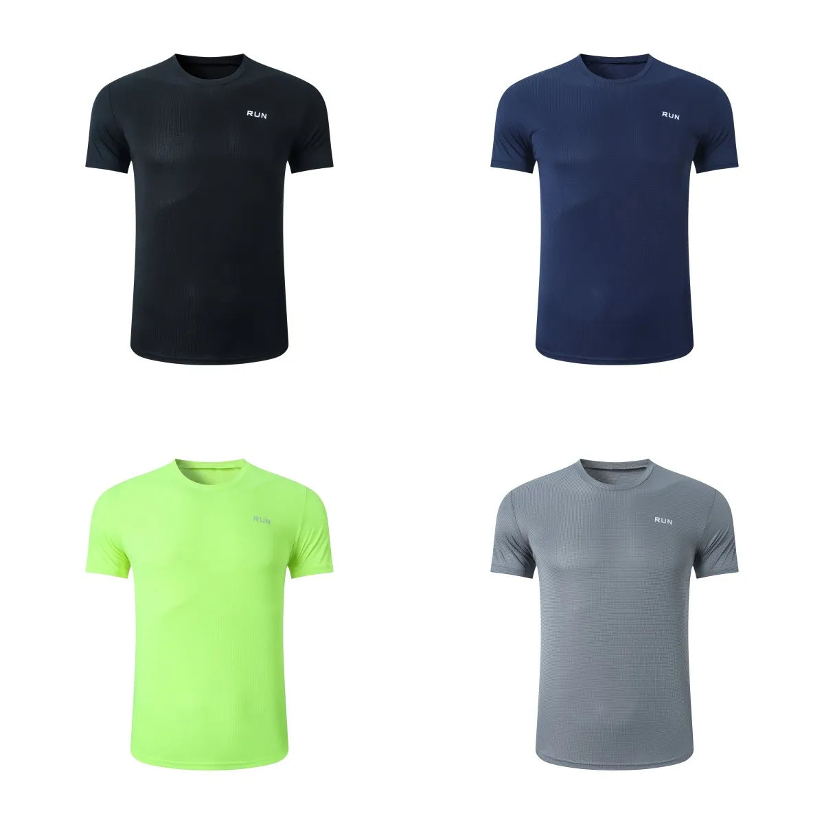 Men’s Summer Ice Silk Quick-Dry T-Shirt – Breathable High-Stretch Gym & Running Top