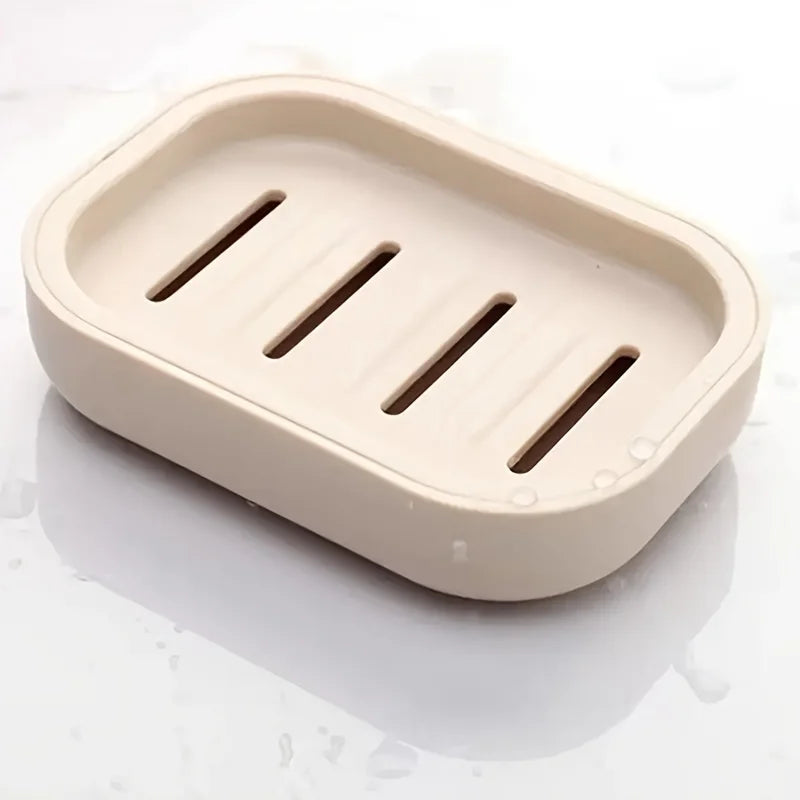 Multifunctional Soap Dish Holder – Hypoallergenic bath accessory suitable for bathroom and kitchen – Features self-draining design and is easy to clean.