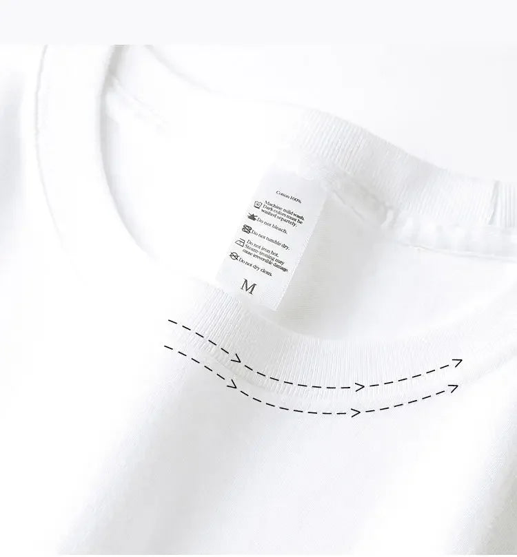 2-Pack Basic Solid Color T-Shirts for Men and Women, 100% Cotton, White and Black, Loose Fit, Short Sleeve, O-Neck, Perfect Couple Tops