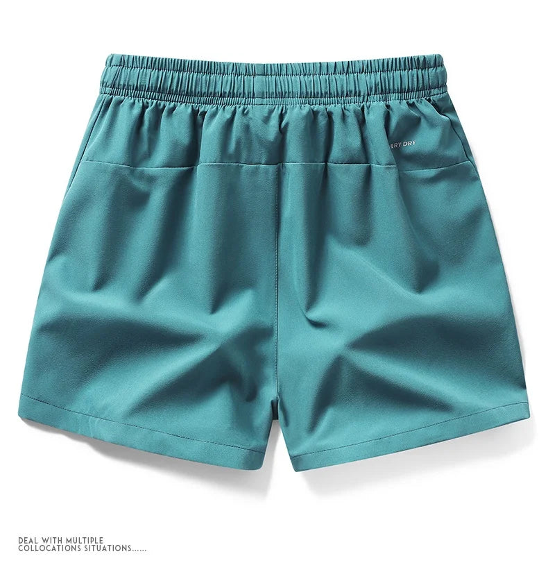 2024 Summer Trending 3-in-1 Sports Shorts – Unisex Running Pants with Zippered Pockets, Ideal for Couples