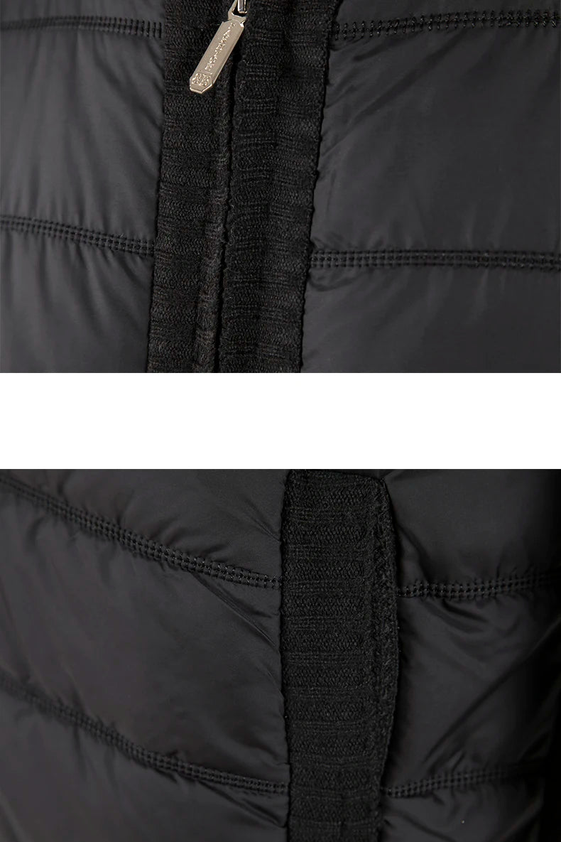 Men's Knit Baseball Jacket – Autumn Winter Casual Business Pullover Sweater, Korean Style Windbreaker Jumper