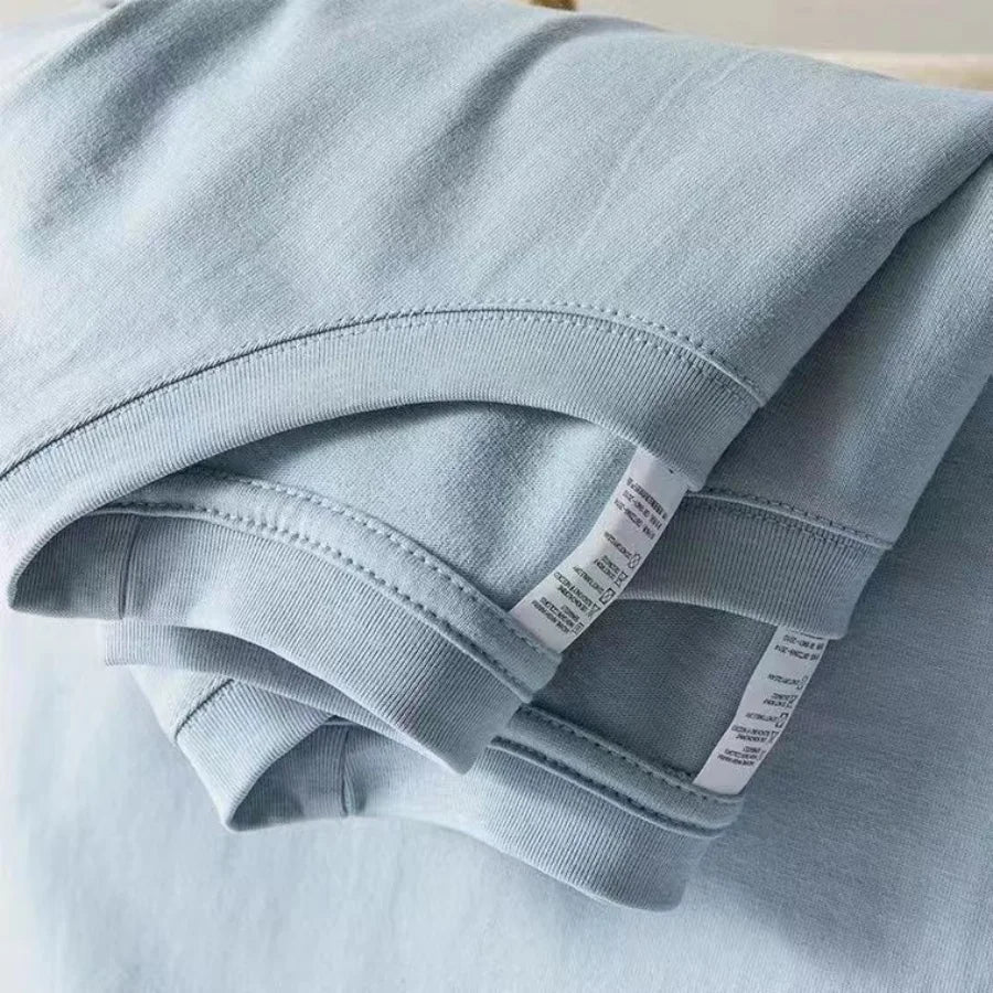 Unisex Loose Fit Cotton T-Shirt with O-Neck and Short Sleeves, Solid Color Summer Top for Men and Women, Sizes M to 4XL, Korean Style