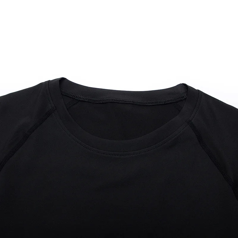Men's Compression Fitness T-Shirt – Quick-Dry, Tight Fit Sports Top for Running & Gym