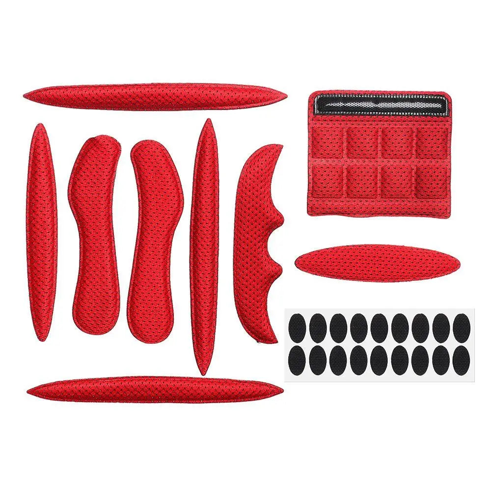 27-Piece Universal Foam Helmet Padding Kit – Sealed Sponge Replacement Pads for Motorcycle, Bicycle, and Outdoor Sports Helmets