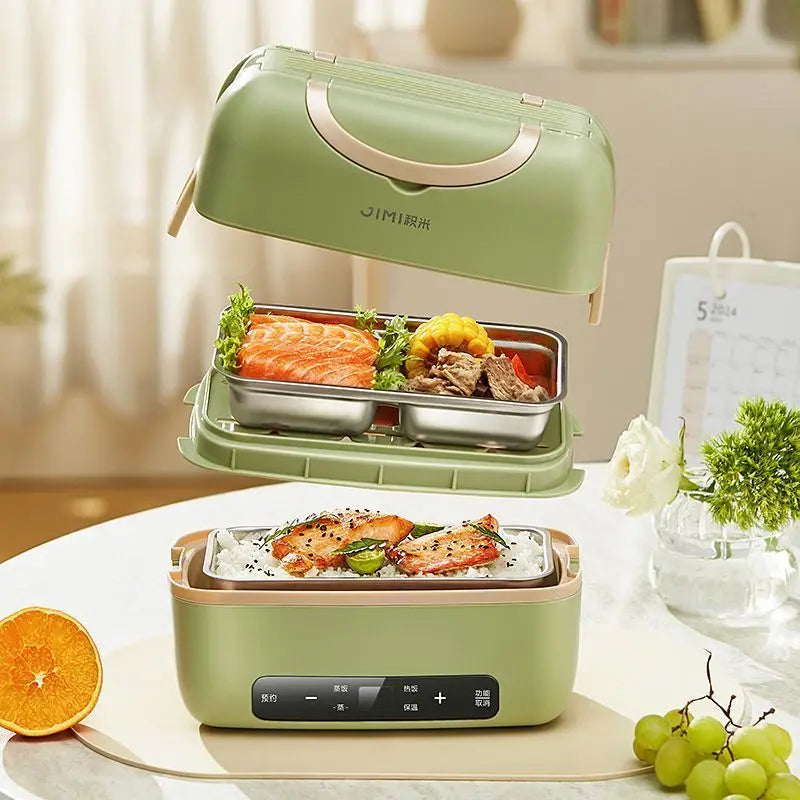 Portable Electric Lunch Box with Plug-in Heating and Heat Retention – Ideal for Office Workers' Hot Meals