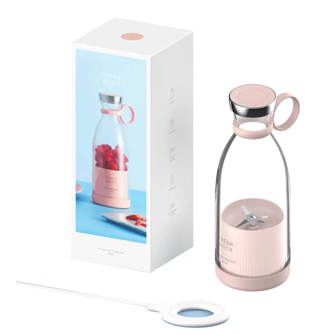 Portable Mini Electric Juicer Blender – USB Rechargeable Fruit Mixer & Multifunctional Smoothie Maker