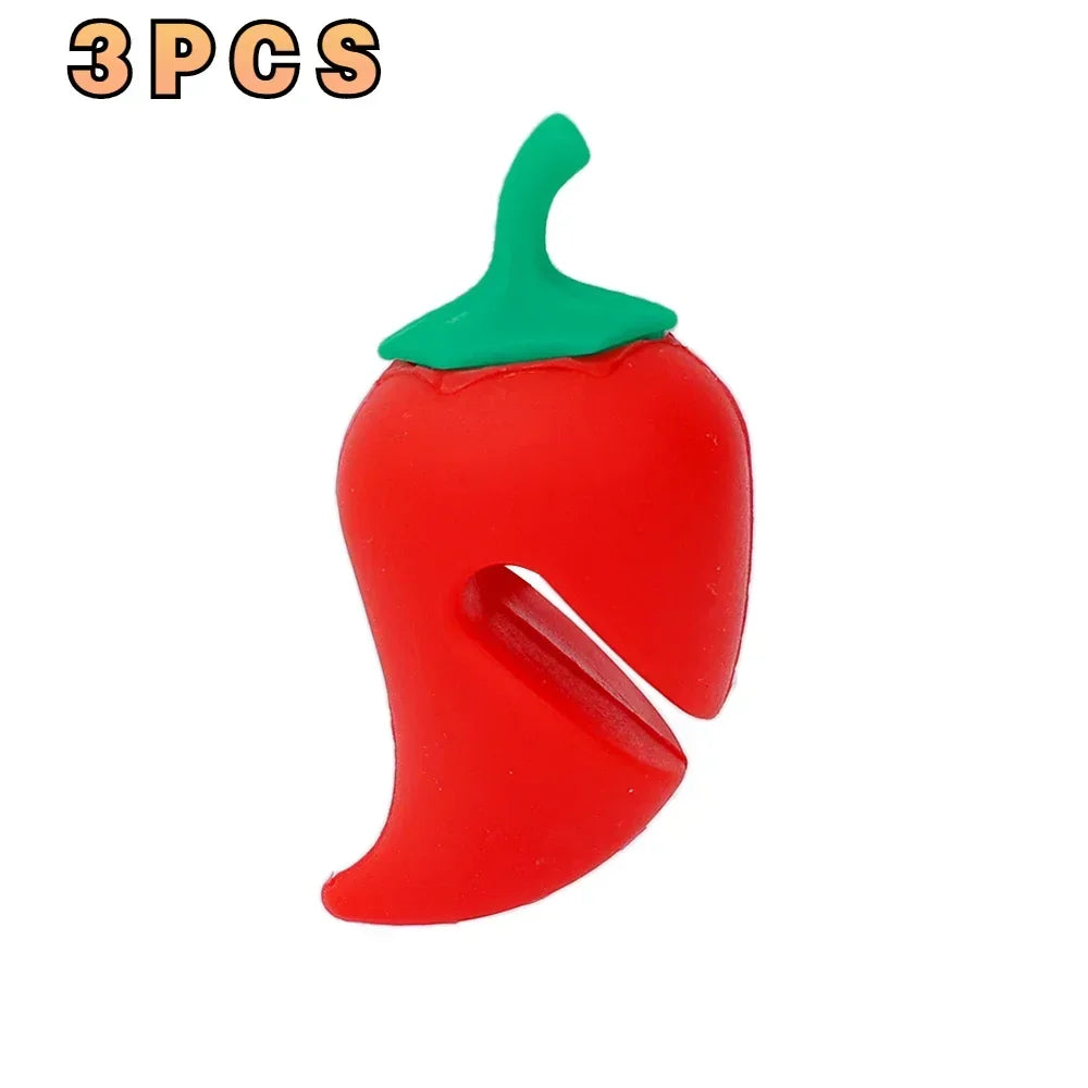 1/3Pcs Silicone Pot Lid Lifter – Heat-Resistant, Anti-Spill, Splash-Proof Lid Holder for Cooking | Creative & Durable Kitchen Gadget