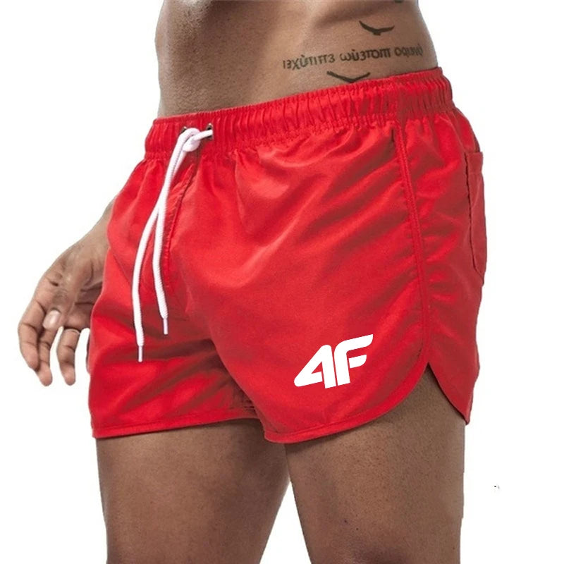 Men’s Quick-Dry Summer Beach Shorts 2025 – Swim Trunks, Gym Pants with Drawstring, Breathable Surf & Casual Daily Wear