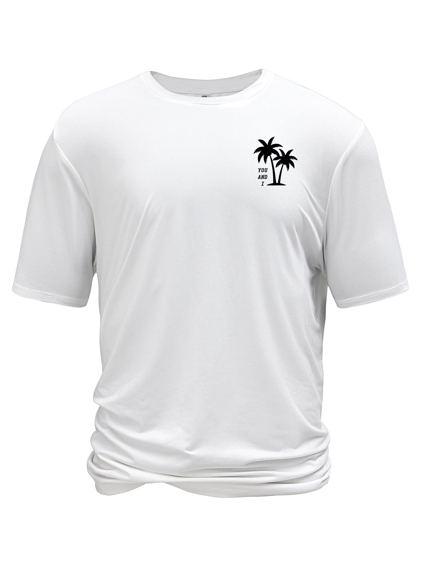 Men’s Summer Casual Crew Neck T-shirt with Unique Geometric Graphic Print — Short Sleeve Outdoor Top