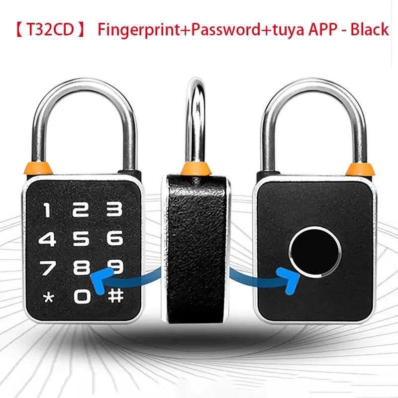 Smart Fingerprint Padlock – Keyless Biometric Security Lock with Password Access, Anti-Theft Protection, and TTLOCK/Tuya App Control