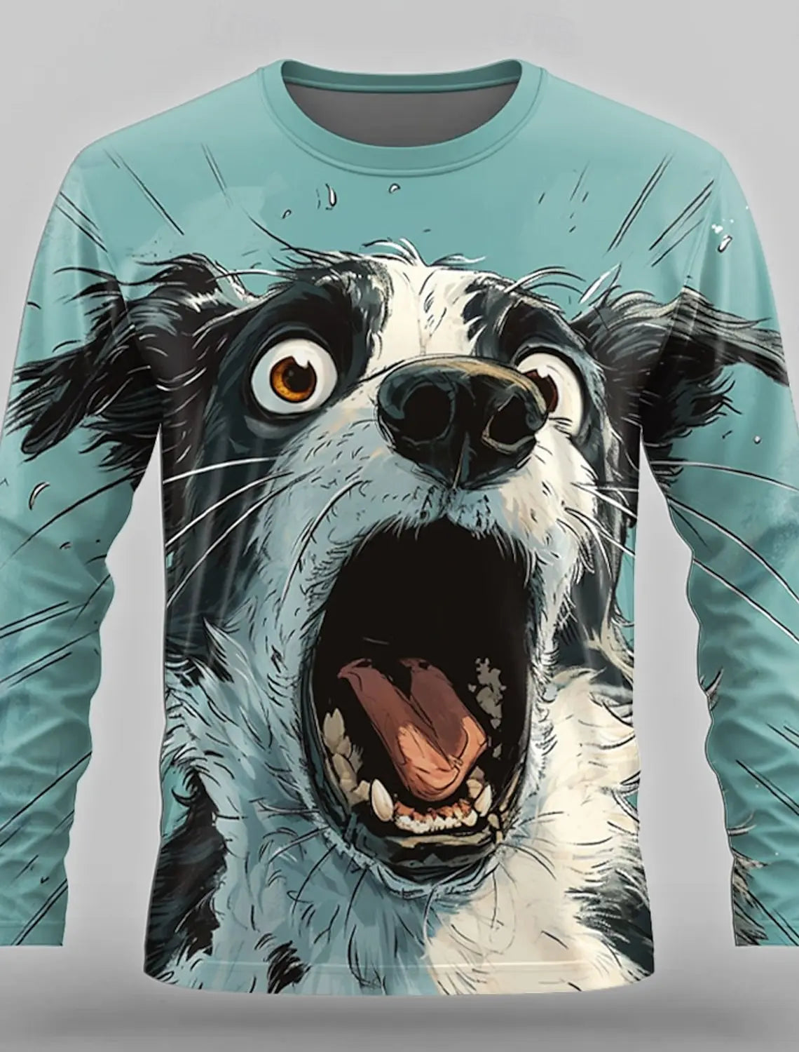 3D Printed Anime Character Long Sleeve T-Shirts for Men – Autumn Oversized O-Neck Sportswear Pullover