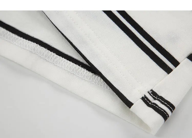 Men’s Striped Cotton T-Shirt – Casual Summer Fashion Tee, Oversized Fit, Available Up to 5XL, Funny and Stylish Design 