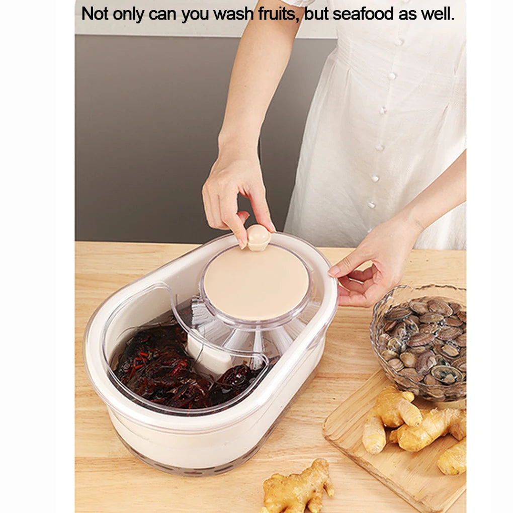 Manual Salad Spinner & Fruit Washer Set – Hand Crank Vegetable Dryer and Drain Basket for Kitchen Use